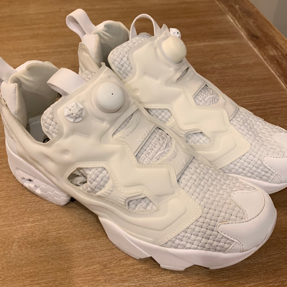 Vintage Reebok Pump Fury Sneakers - All White